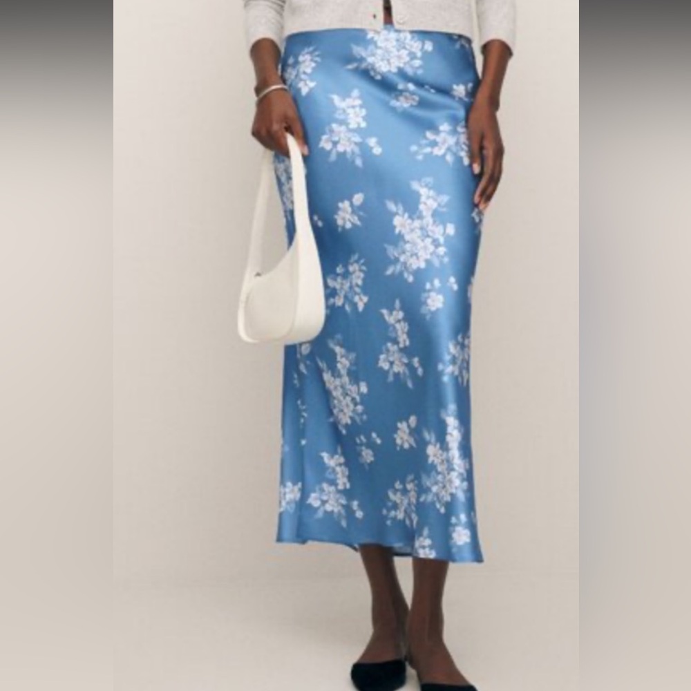 RARE | Reformation Layla Silk Skirt Adore - Size 4